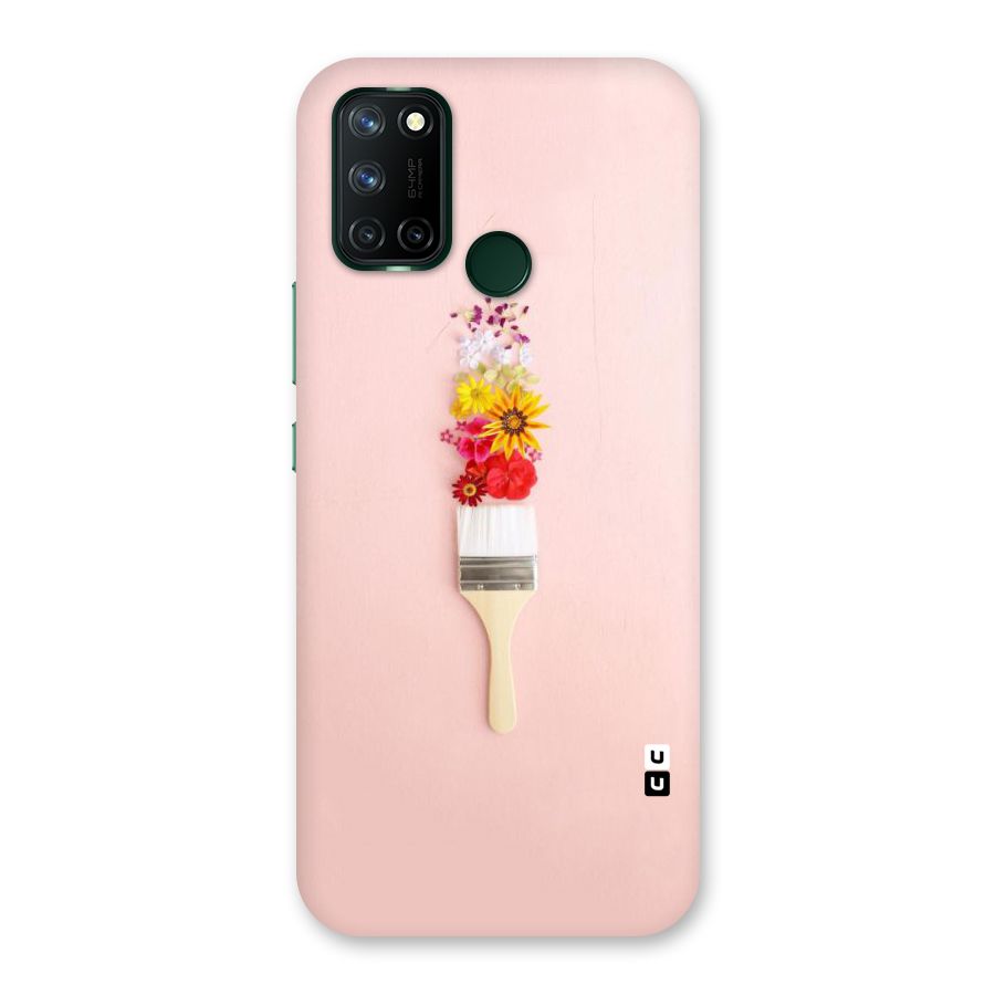 Painted Flowers Back Case for Realme 7i
