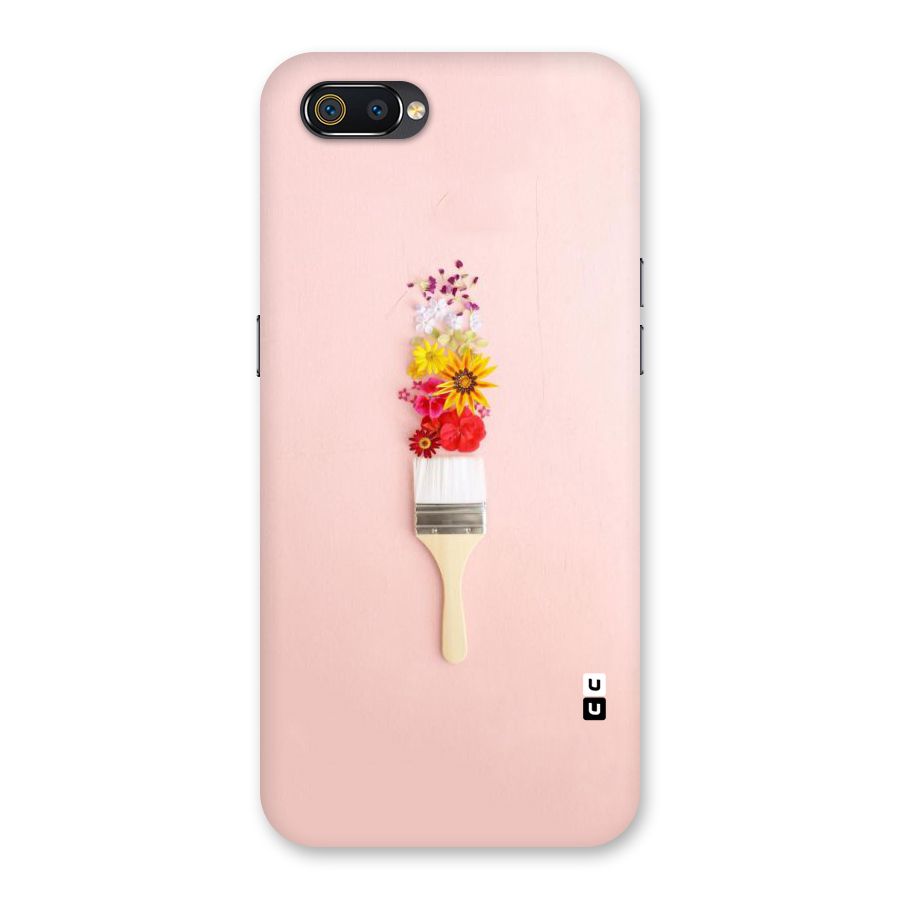 Painted Flowers Back Case for Realme C2