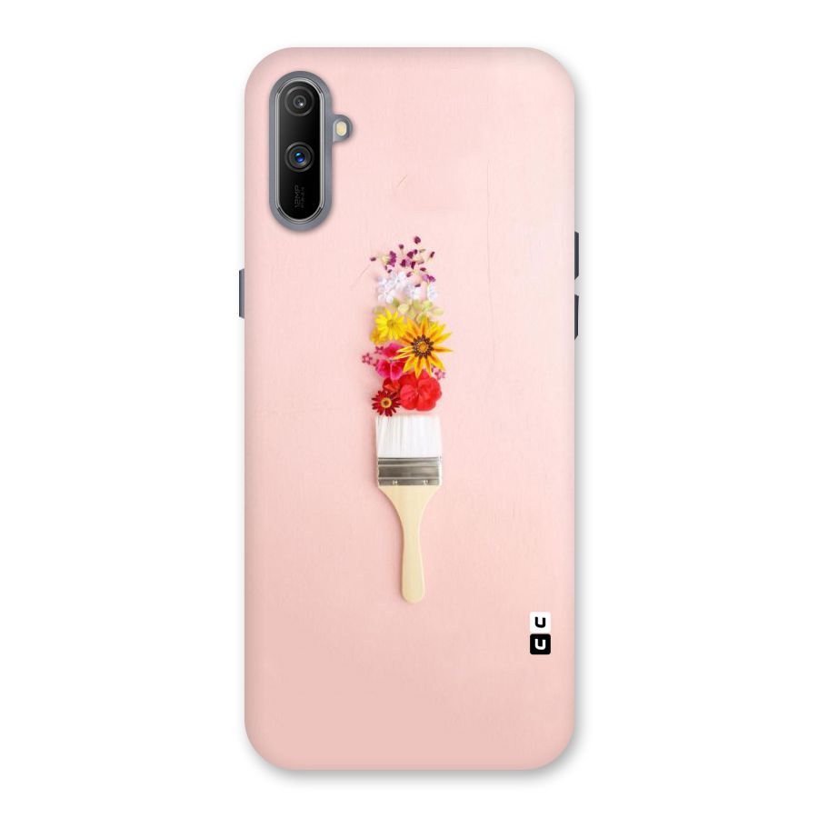 Painted Flowers Back Case for Realme C3