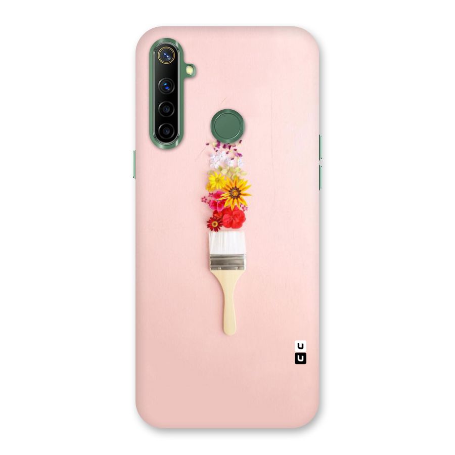 Painted Flowers Back Case for Realme Narzo 10