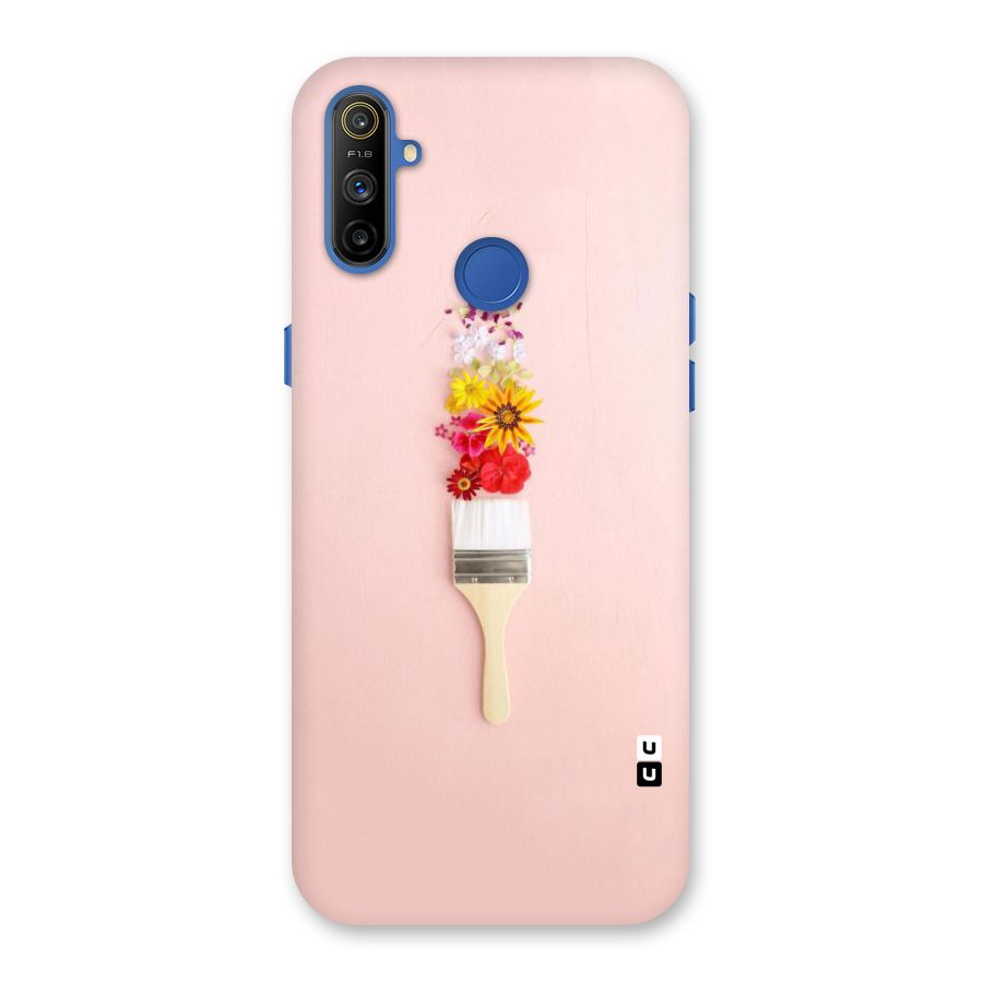 Painted Flowers Back Case for Realme Narzo 10A