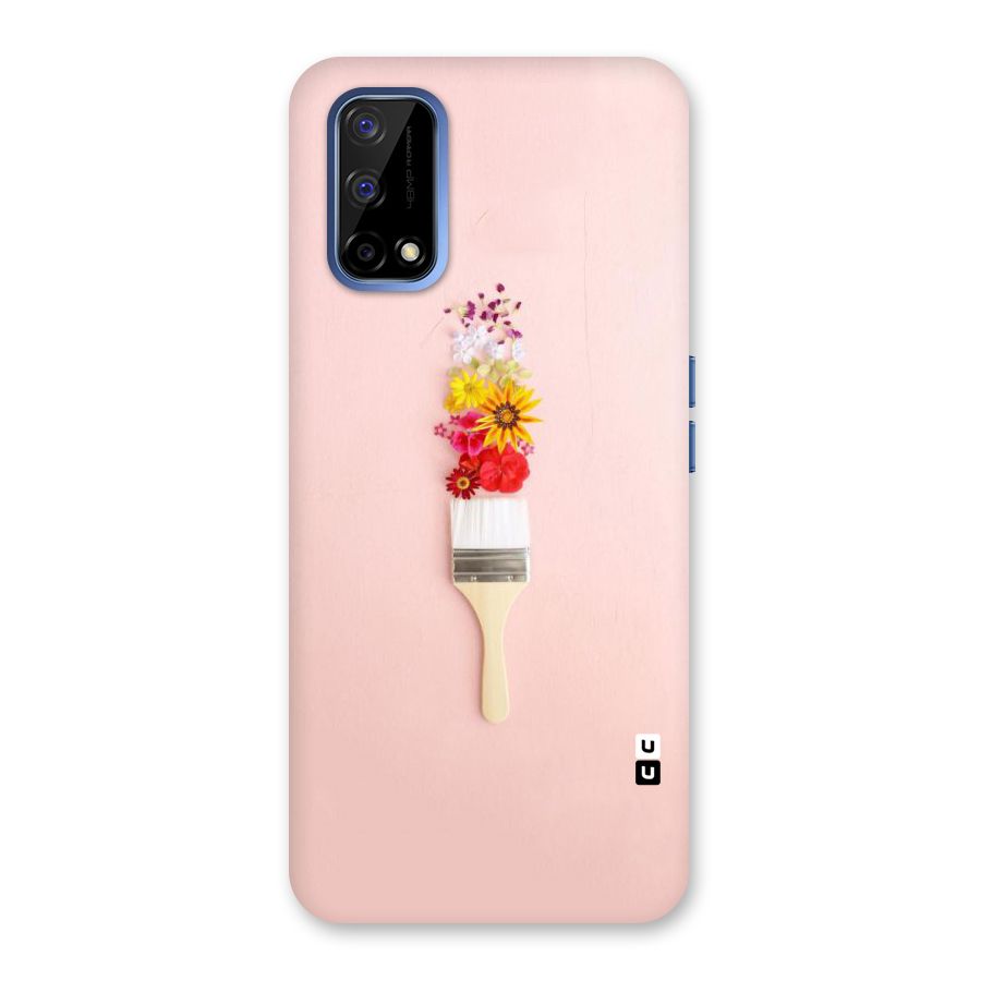 Painted Flowers Back Case for Realme Narzo 30 Pro