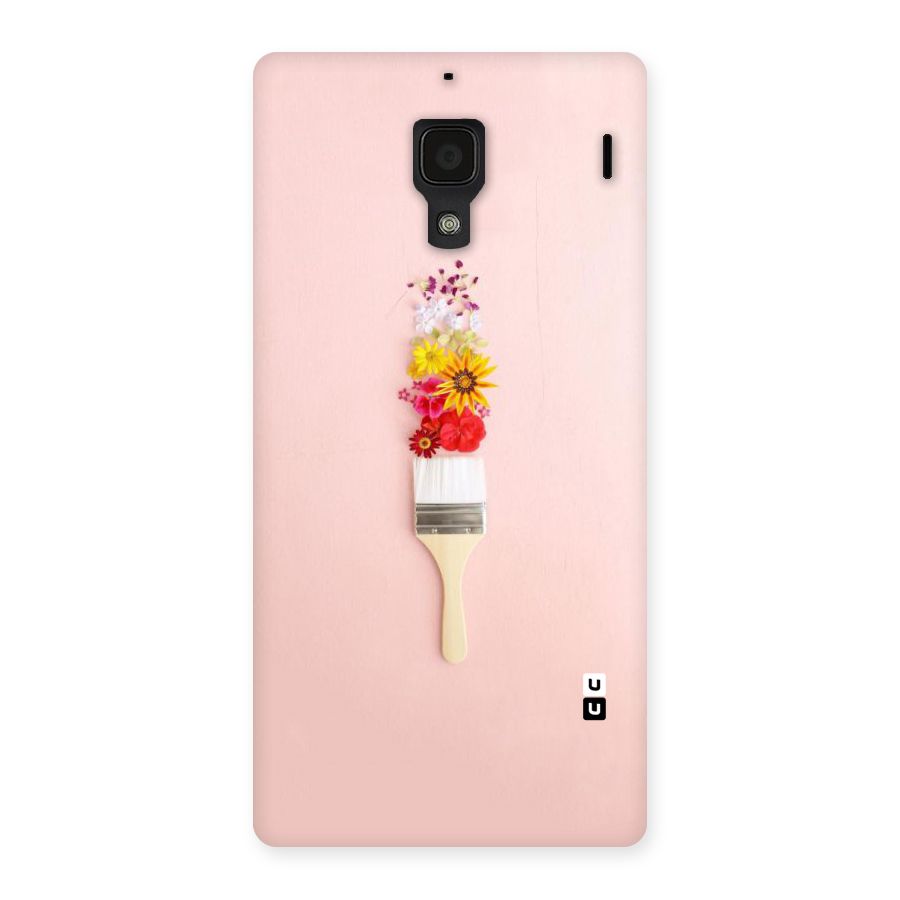 Painted Flowers Back Case for Redmi 1S