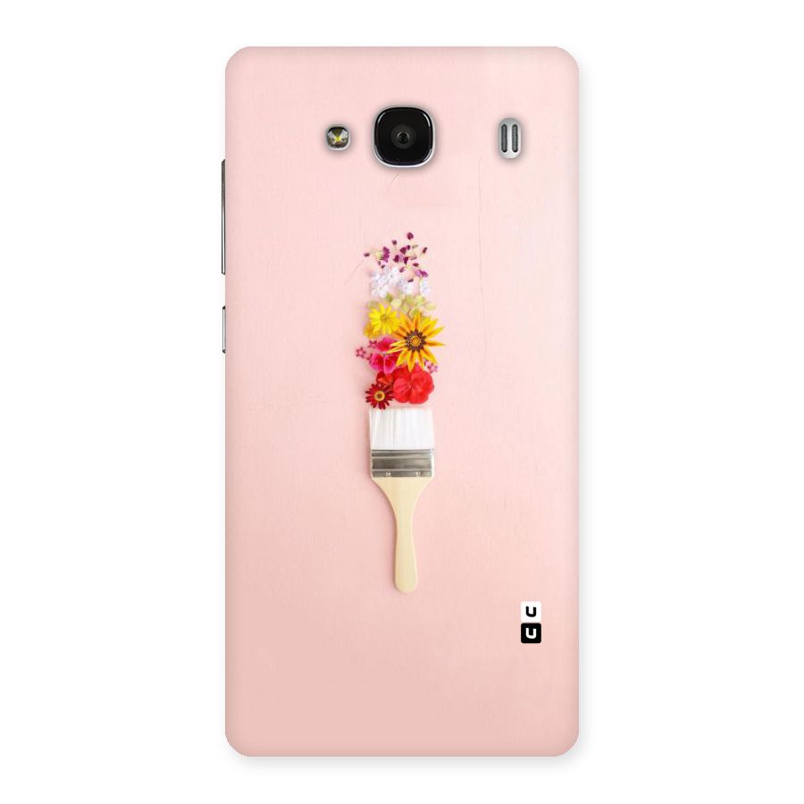 Painted Flowers Back Case for Redmi 2s