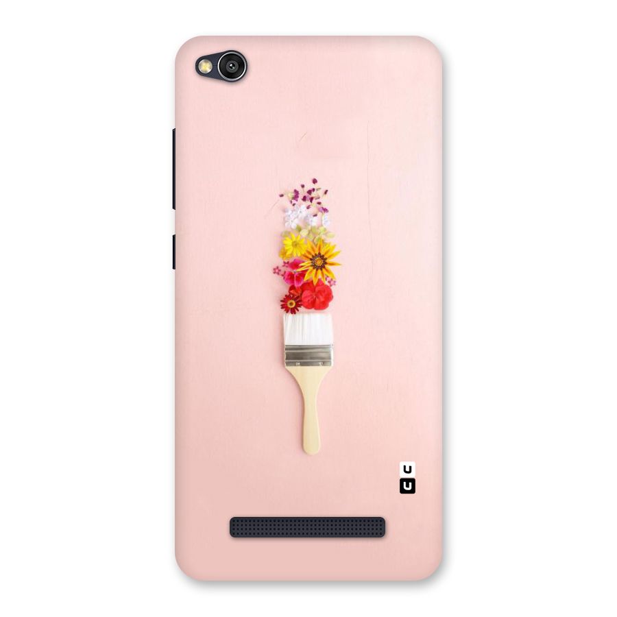 Painted Flowers Back Case for Redmi 4A