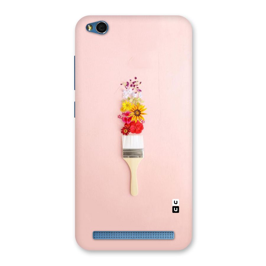 Painted Flowers Back Case for Redmi 5A