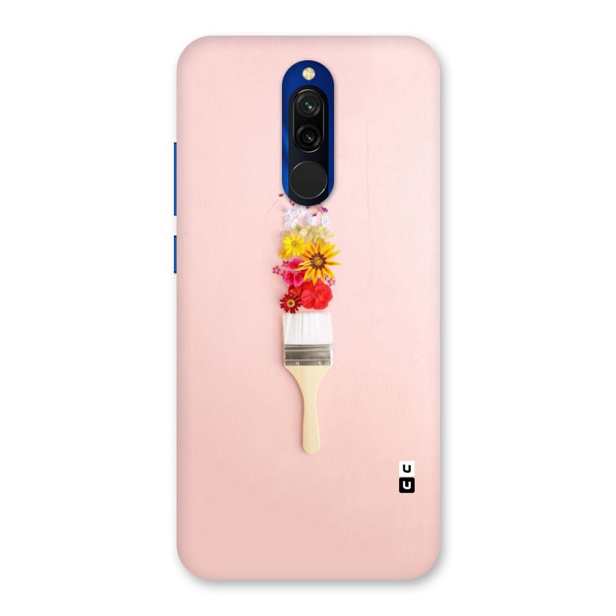 Painted Flowers Back Case for Redmi 8