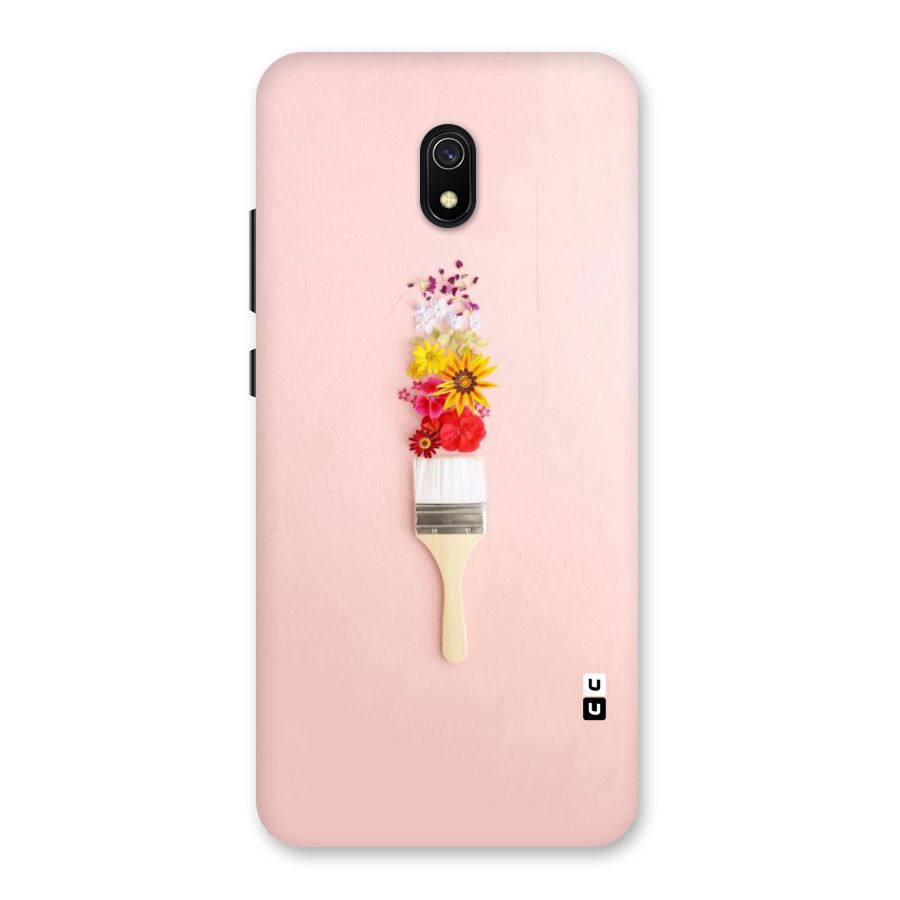 Painted Flowers Back Case for Redmi 8A