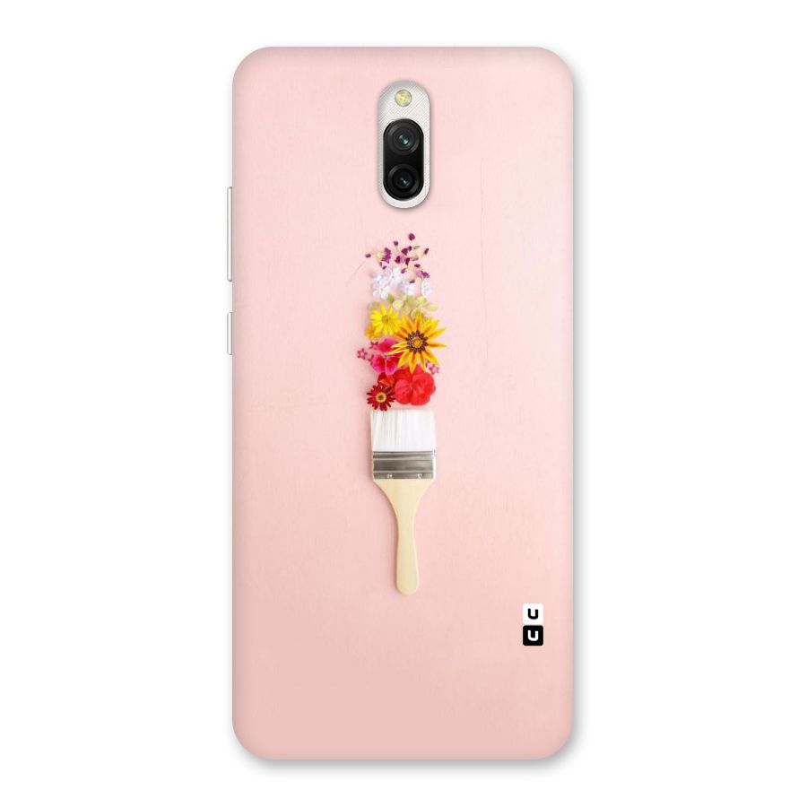Painted Flowers Back Case for Redmi 8A Dual
