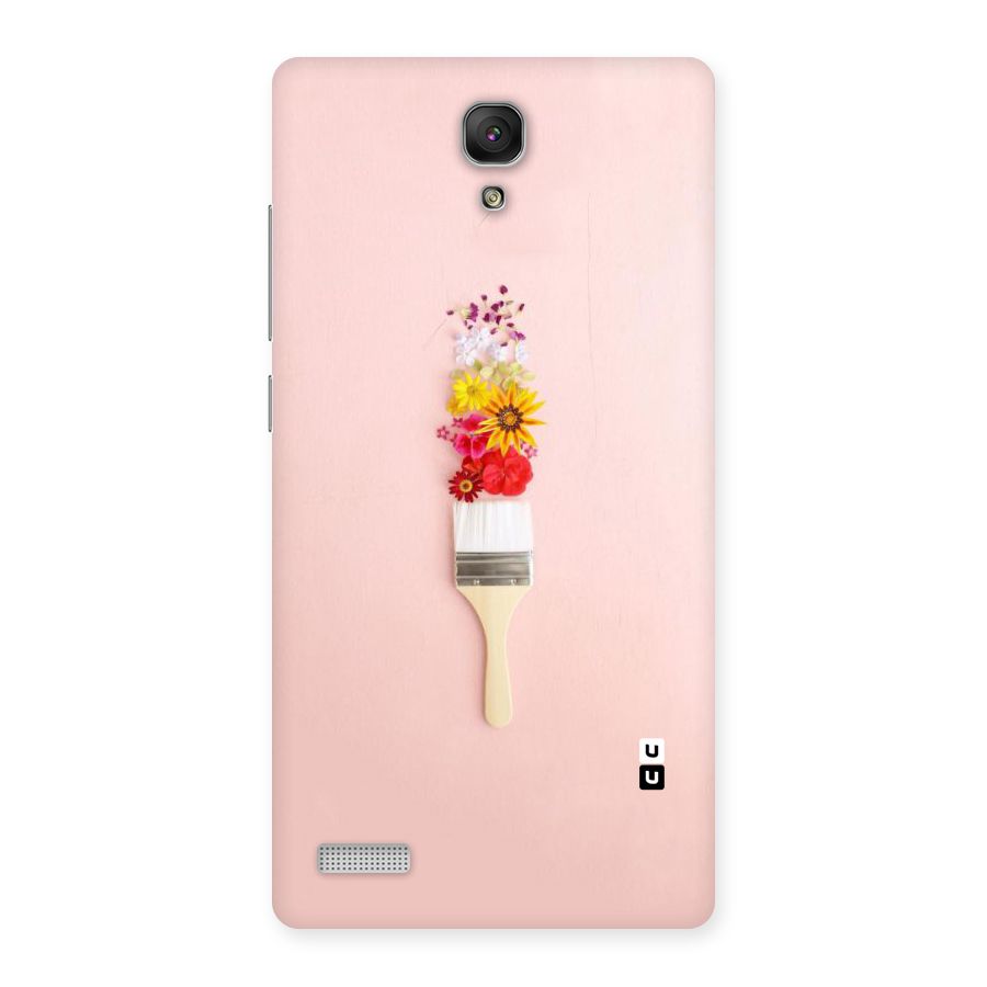 Painted Flowers Back Case for Redmi Note