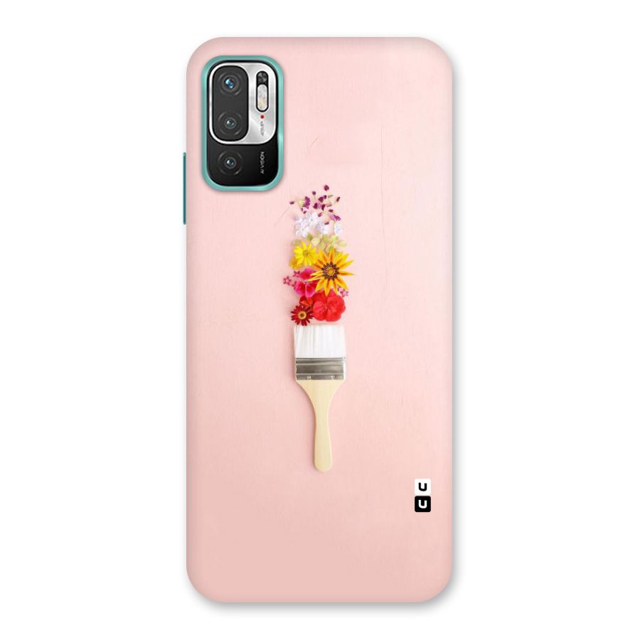 Painted Flowers Back Case for Redmi Note 10T 5G