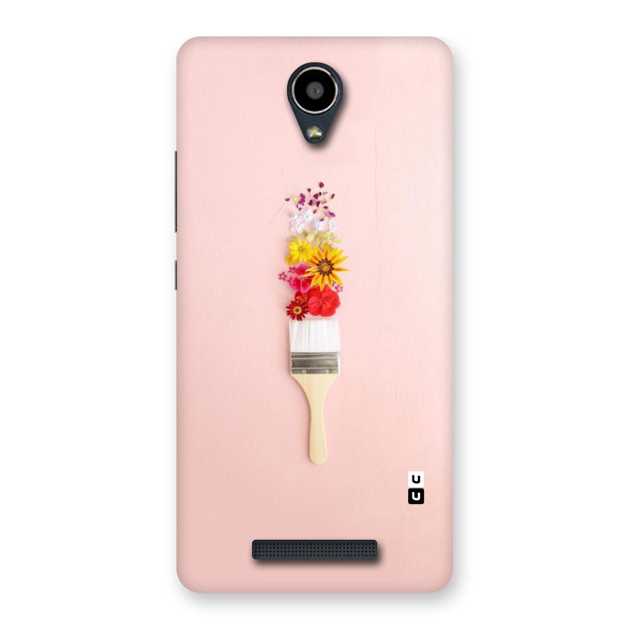 Painted Flowers Back Case for Redmi Note 2