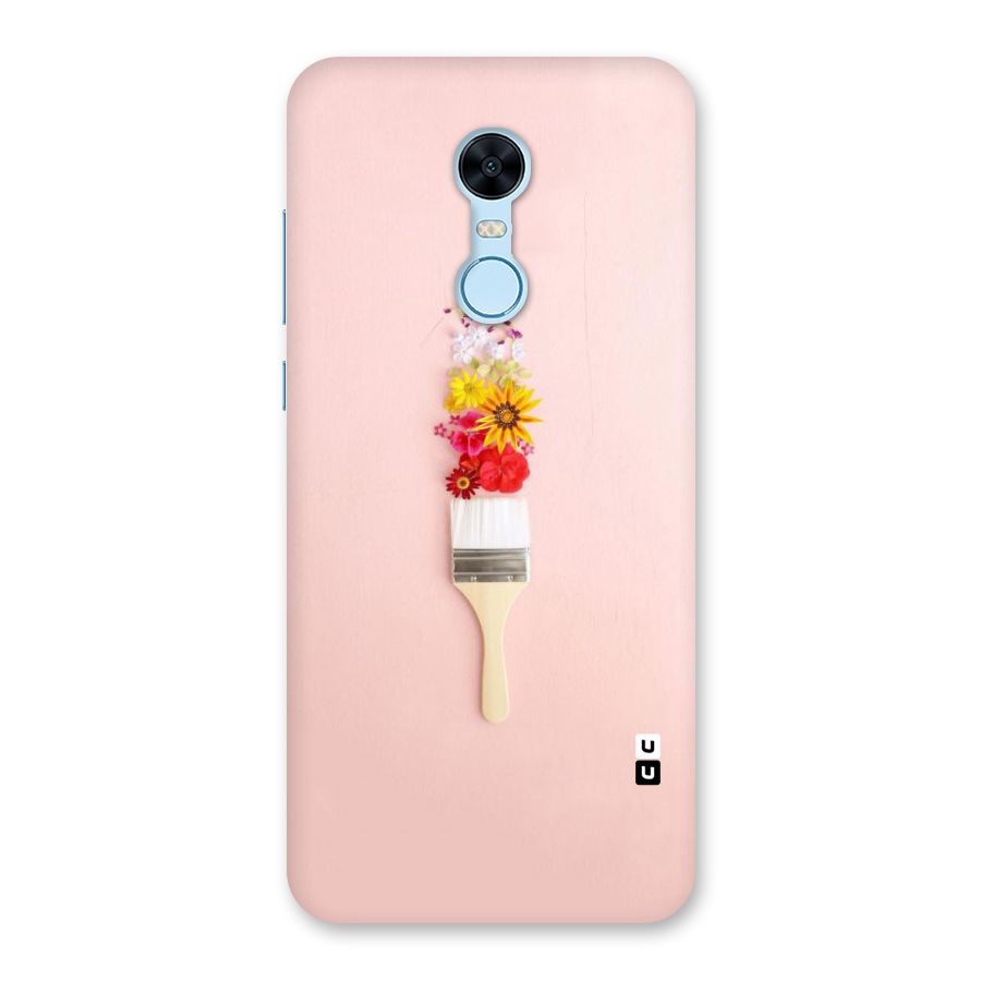 Painted Flowers Back Case for Redmi Note 5