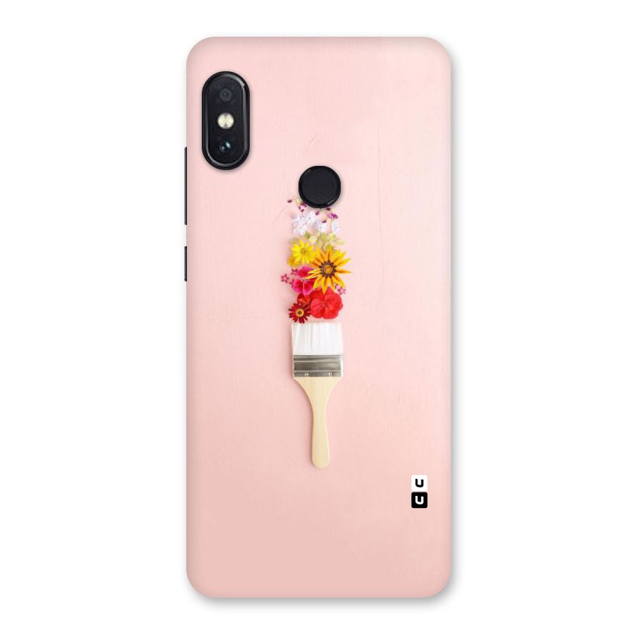 Painted Flowers Back Case for Redmi Note 5 Pro