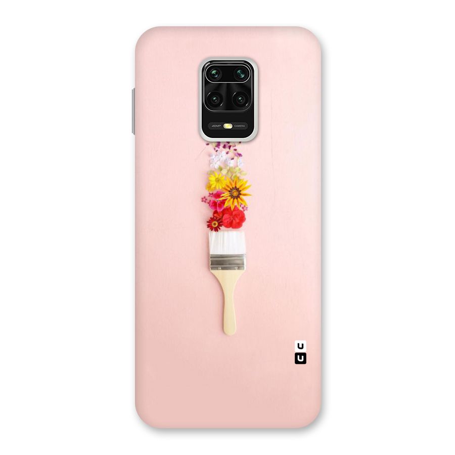 Painted Flowers Back Case for Redmi Note 9 Pro Max