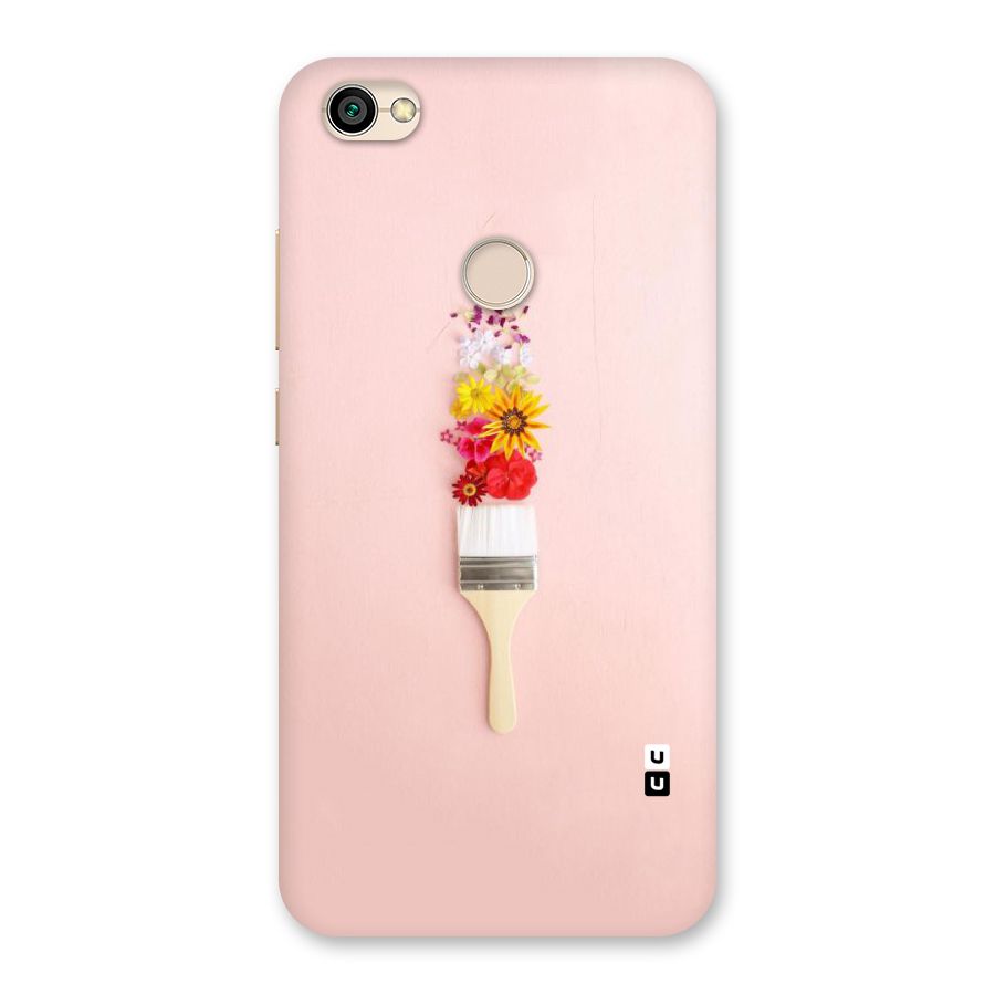 Painted Flowers Back Case for Redmi Y1 2017