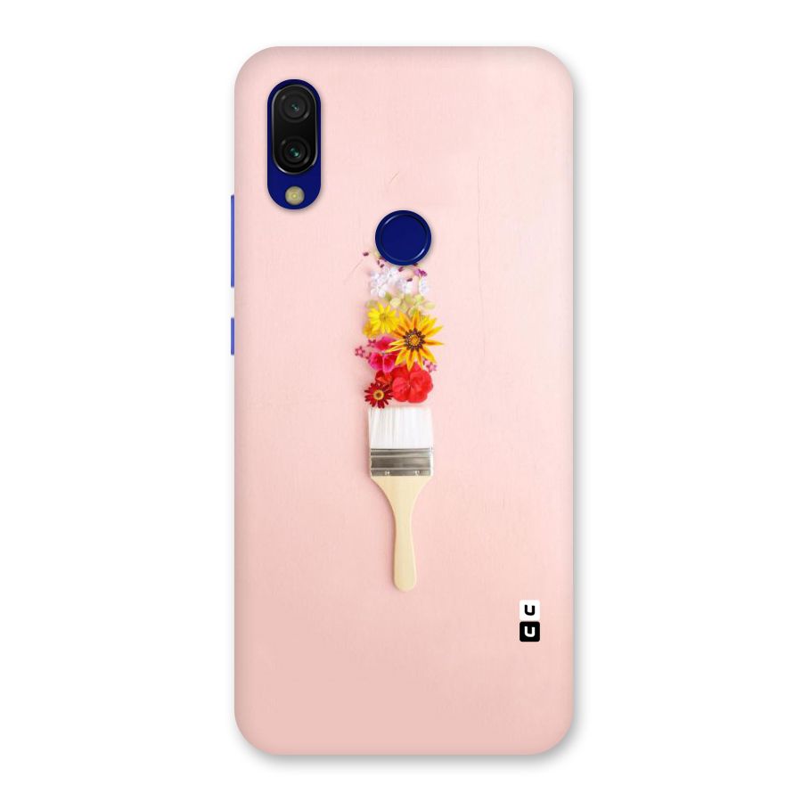 Painted Flowers Back Case for Redmi Y3