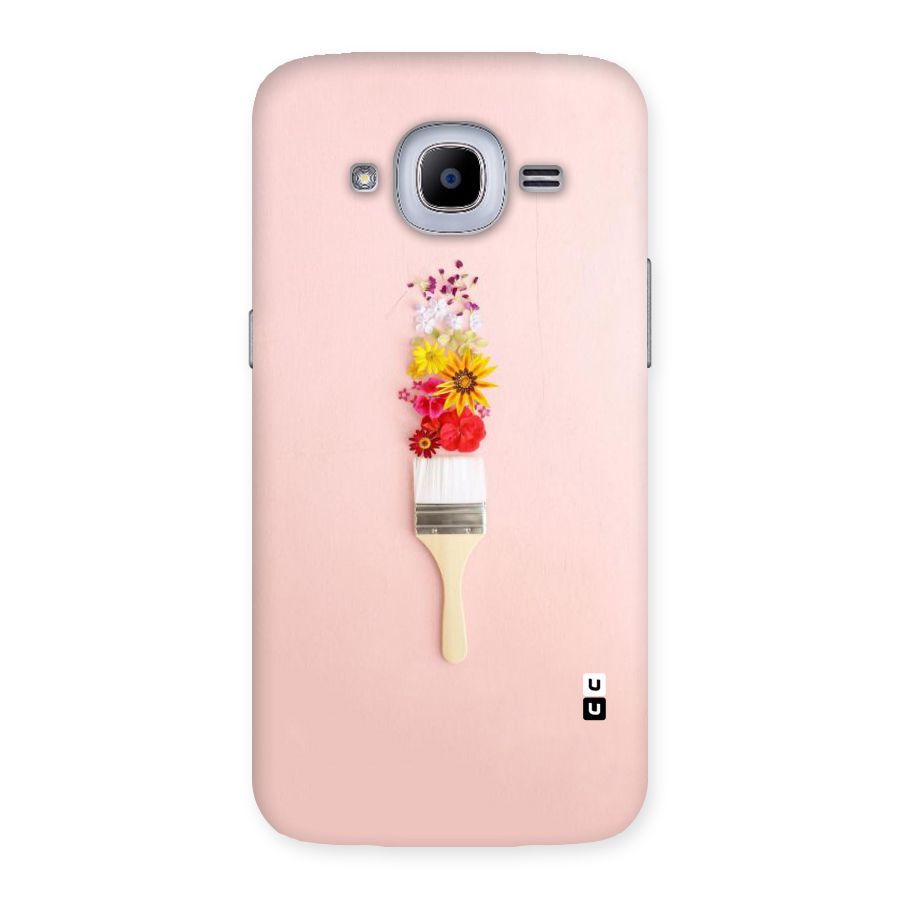 Painted Flowers Back Case for Samsung Galaxy J2 2016