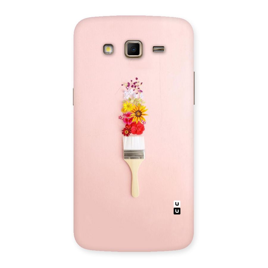 Painted Flowers Back Case for Samsung Galaxy Grand 2