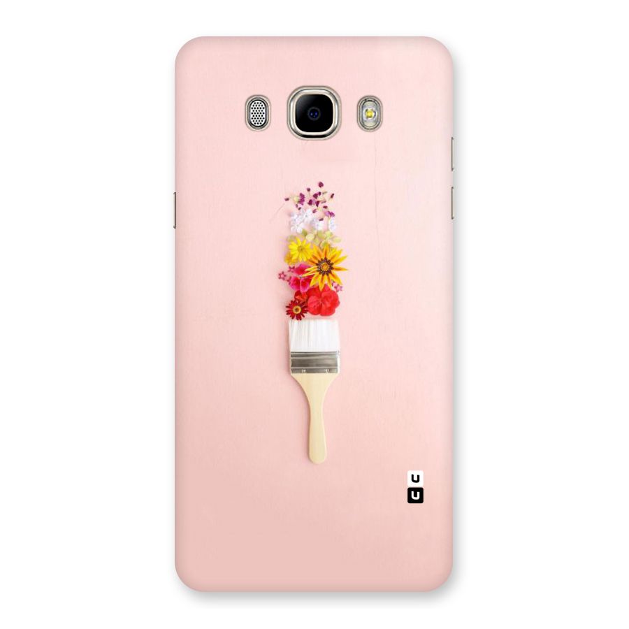 Painted Flowers Back Case for Samsung Galaxy J7 2016