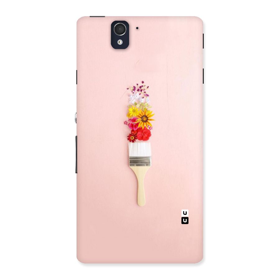 Painted Flowers Back Case for Sony Xperia Z