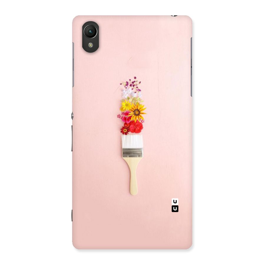 Painted Flowers Back Case for Sony Xperia Z2
