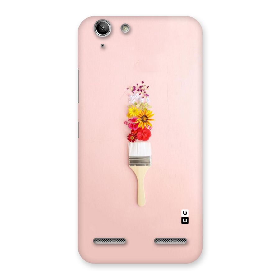 Painted Flowers Back Case for Vibe K5 Plus