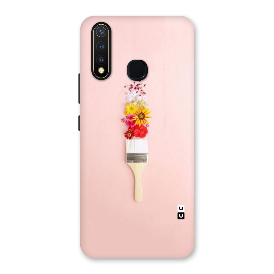Painted Flowers Back Case for Vivo U20