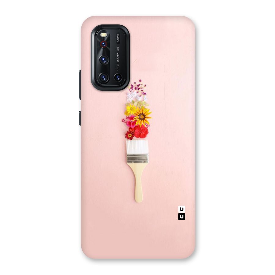 Painted Flowers Back Case for Vivo V19