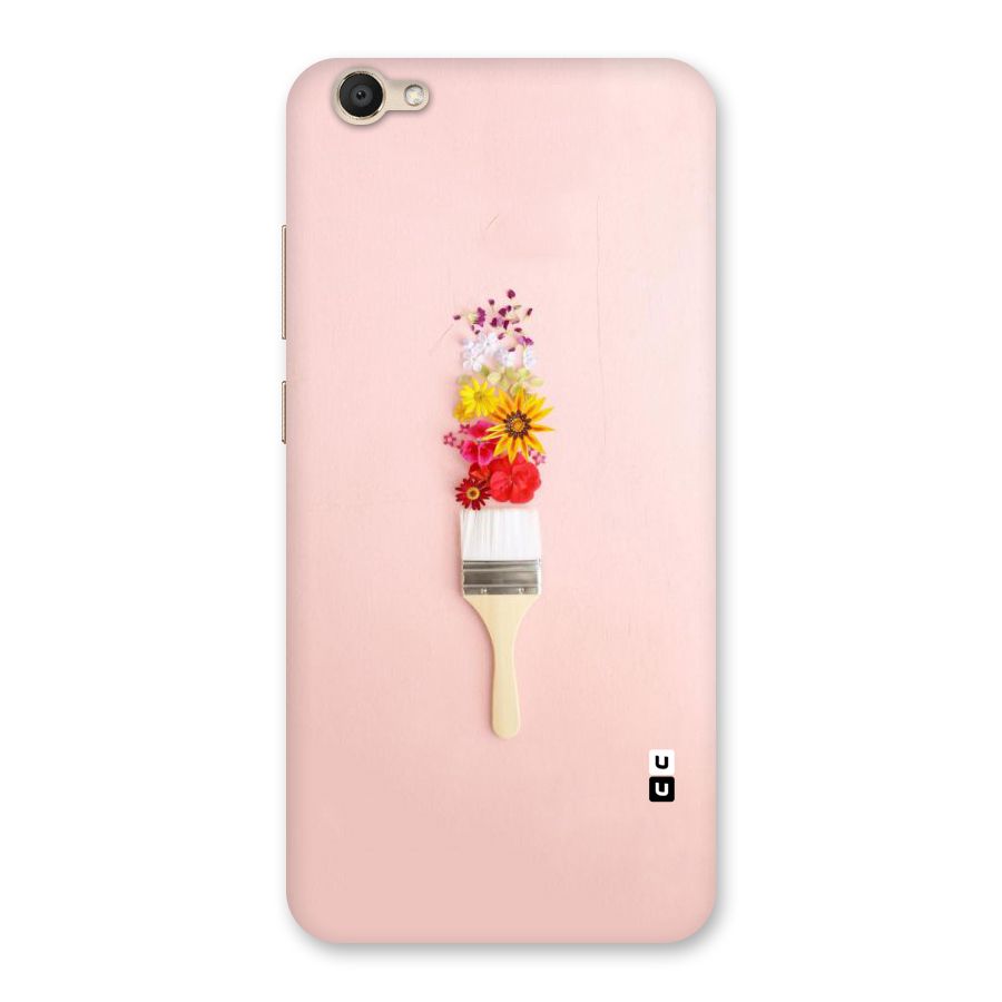 Painted Flowers Back Case for Vivo V5
