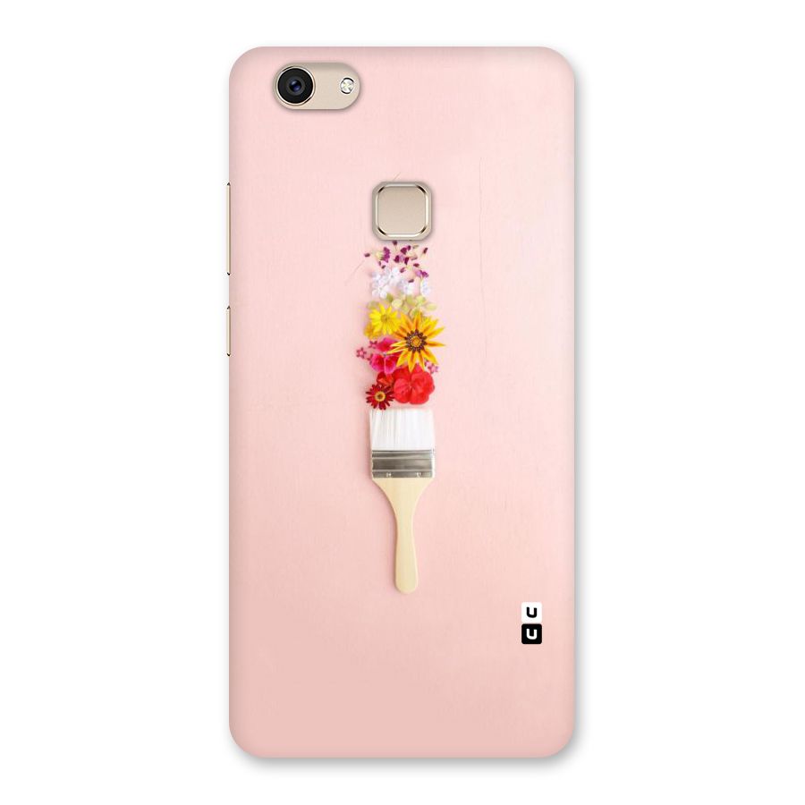 Painted Flowers Back Case for Vivo V7