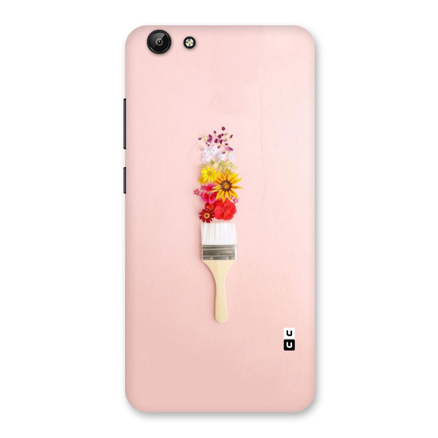Painted Flowers Back Case for Vivo Y69