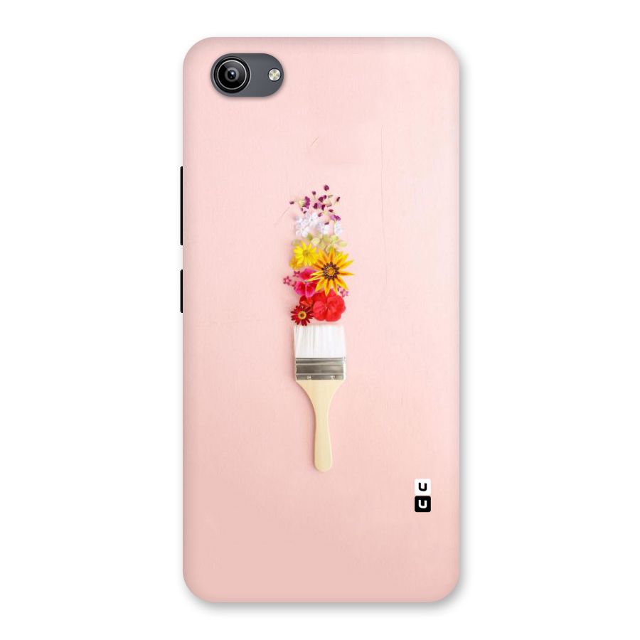 Painted Flowers Back Case for Vivo Y81i