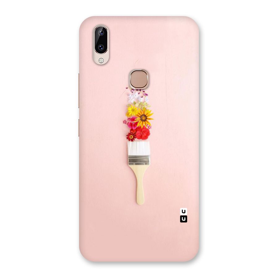 Painted Flowers Back Case for Vivo Y83 Pro
