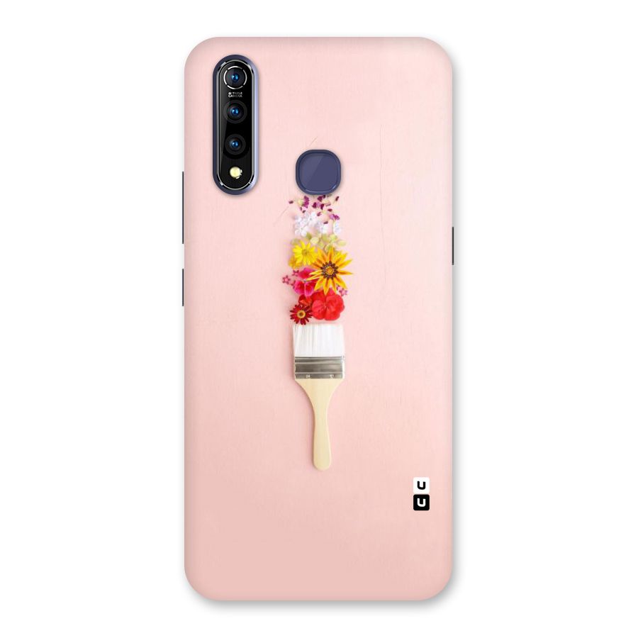 Painted Flowers Back Case for Vivo Z1 Pro