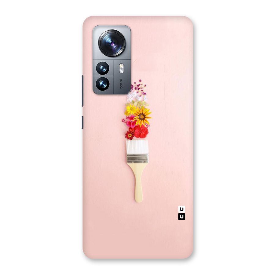 Painted Flowers Back Case for Xiaomi 12 Pro