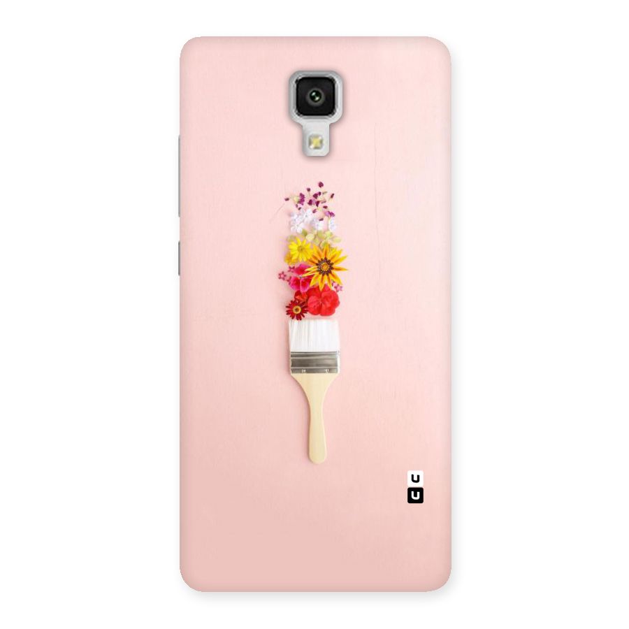 Painted Flowers Back Case for Xiaomi Mi 4