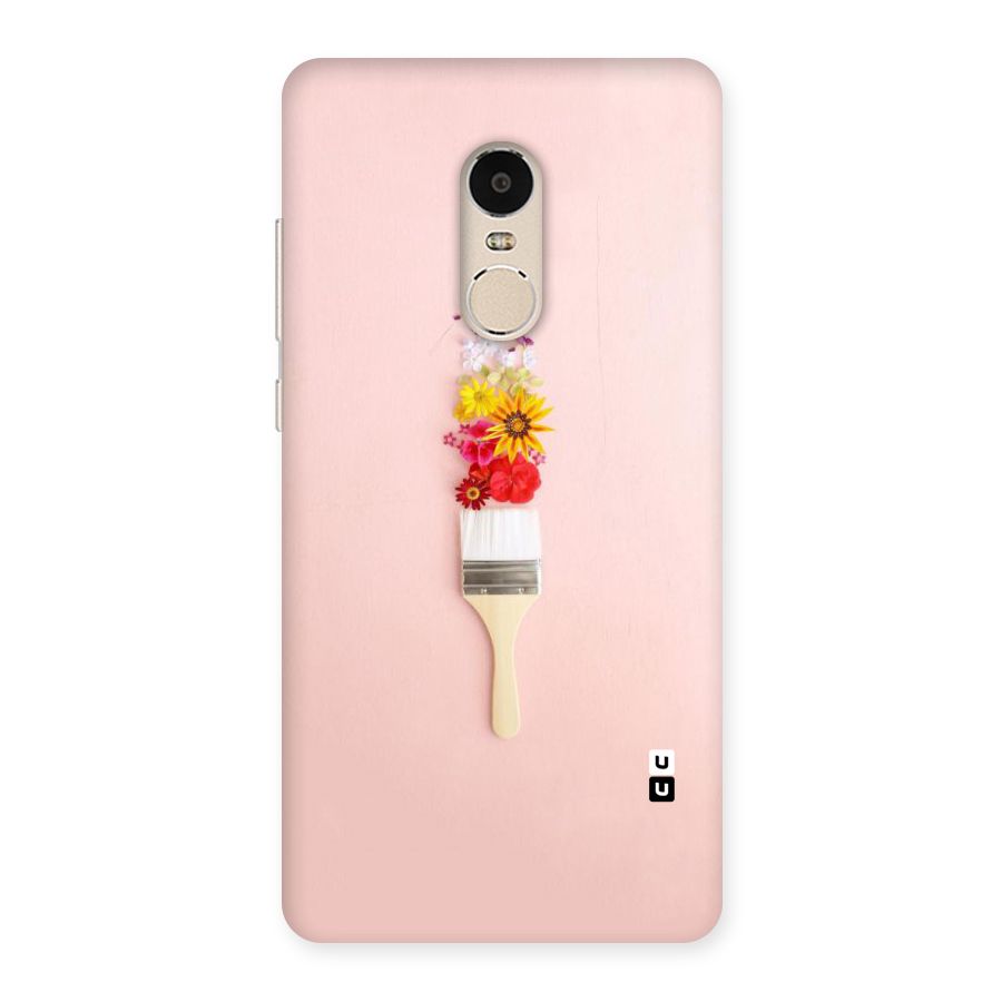 Painted Flowers Back Case for Xiaomi Redmi Note 4