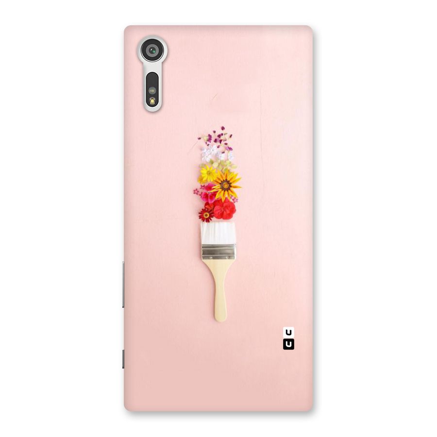 Painted Flowers Back Case for Xperia XZ