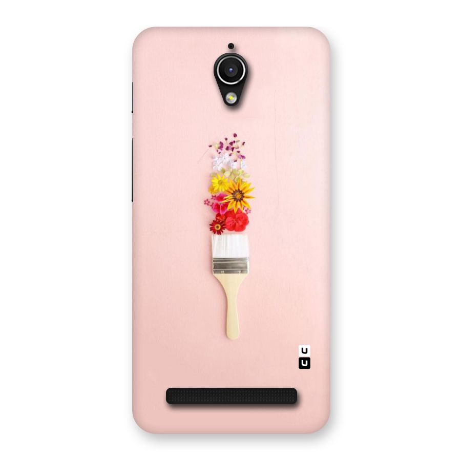 Painted Flowers Back Case for Zenfone Go