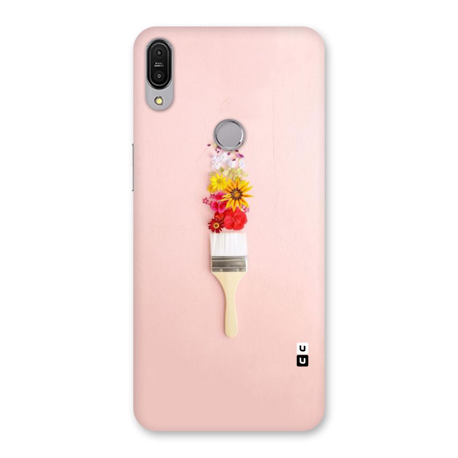 Painted Flowers Back Case for Zenfone Max Pro M1