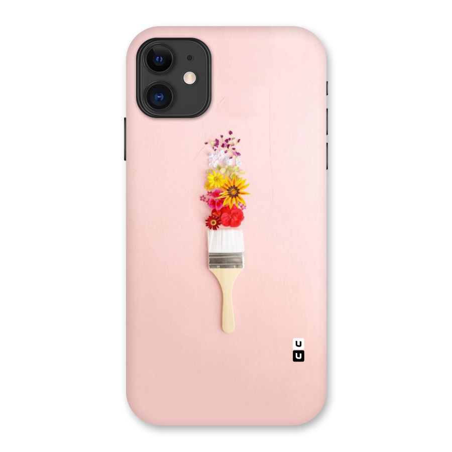 Painted Flowers Back Case for iPhone 11