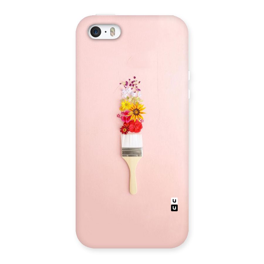 Painted Flowers Back Case for iPhone 5 5S