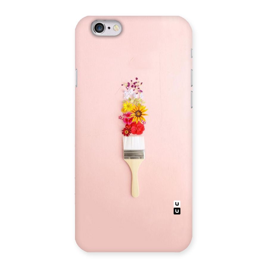 Painted Flowers Back Case for iPhone 6 6S