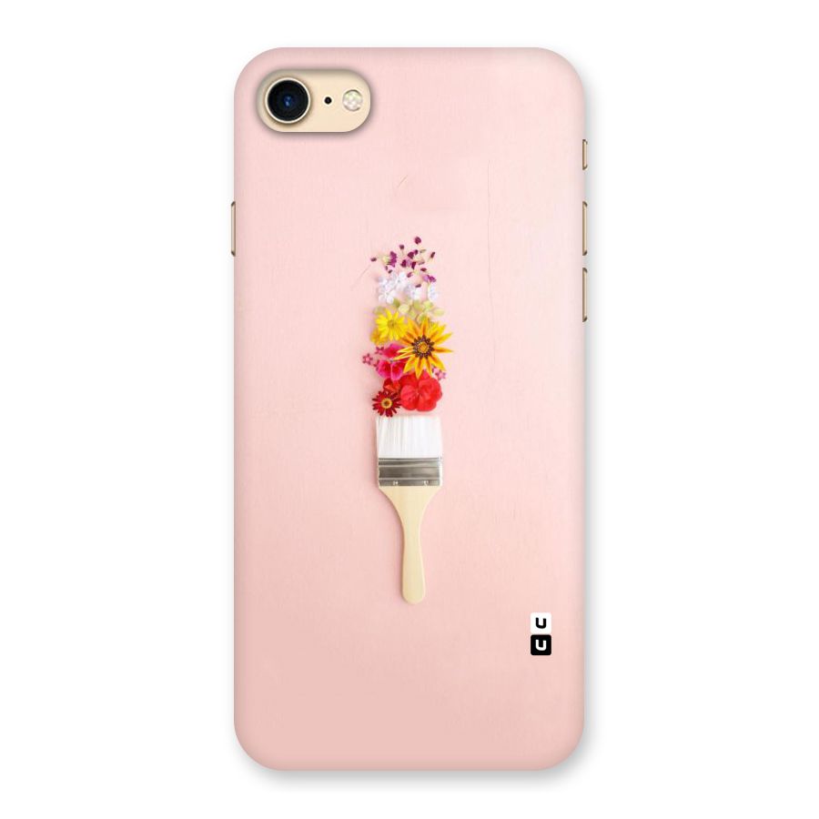 Painted Flowers Back Case for iPhone 7