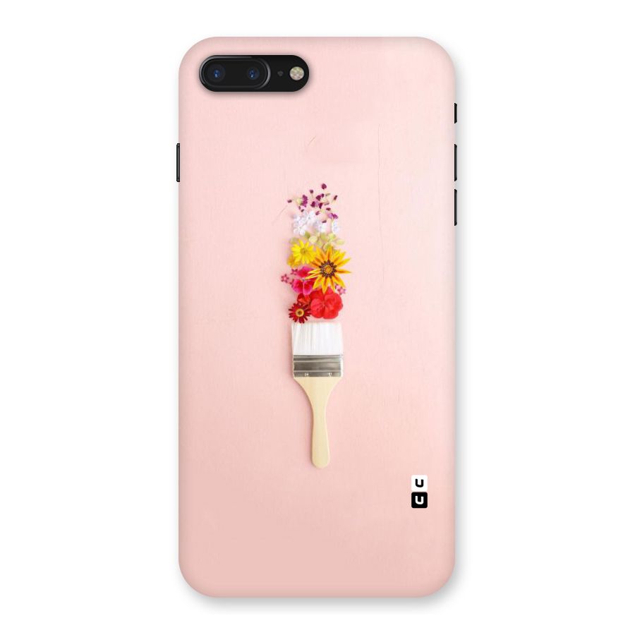 Painted Flowers Back Case for iPhone 7 Plus