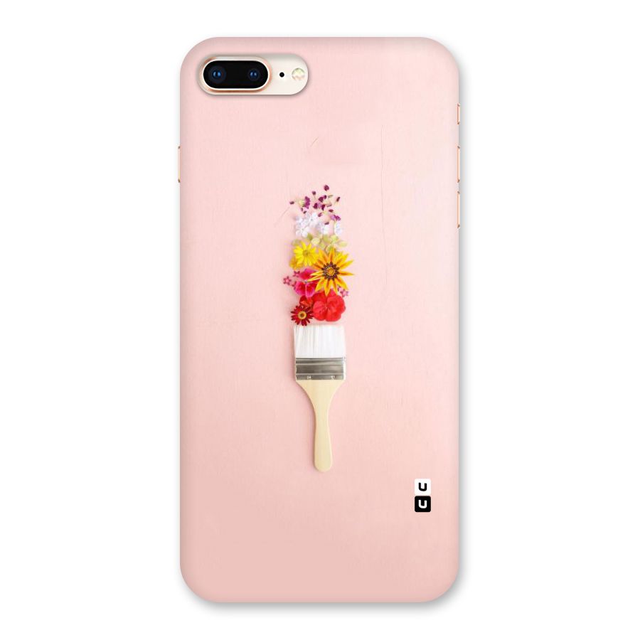 Painted Flowers Back Case for iPhone 8 Plus