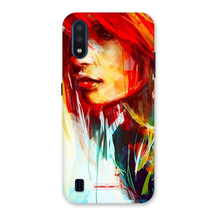 Painted Girl Back Case for Galaxy M01