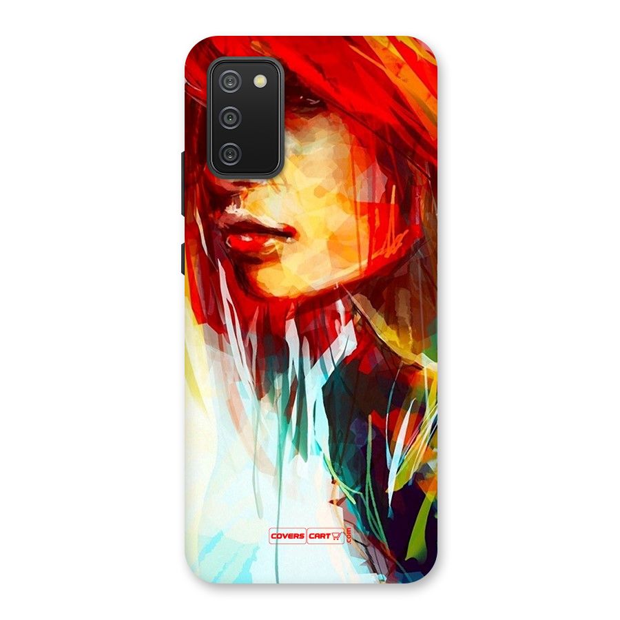 Painted Girl Back Case for Galaxy M02s