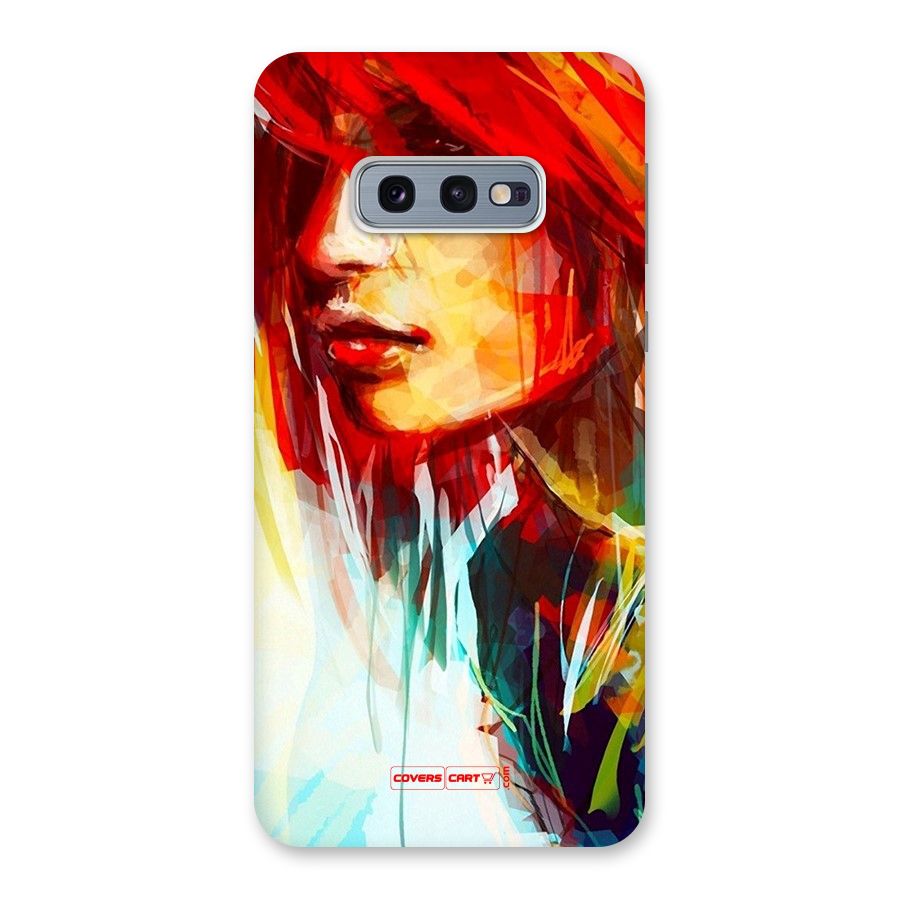 Painted Girl Back Case for Galaxy S10e